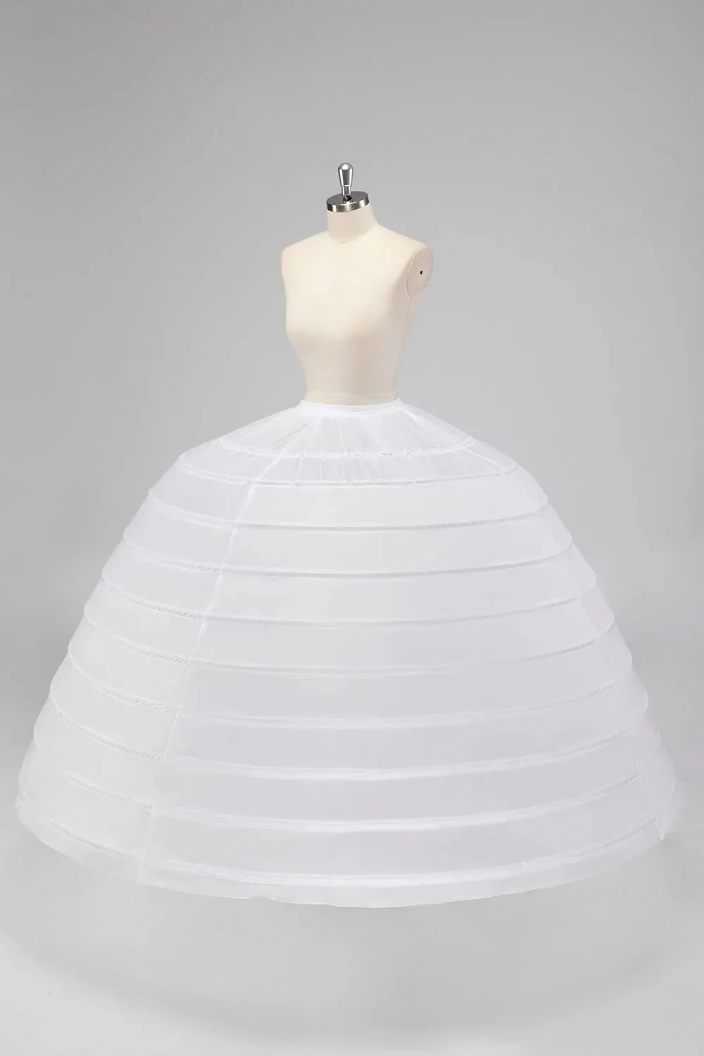 10 Hoop Tiulowa suknia balowa Halka Długość podłogi Krynolina Spódniczka do sukienki Quinceanera - Image 3