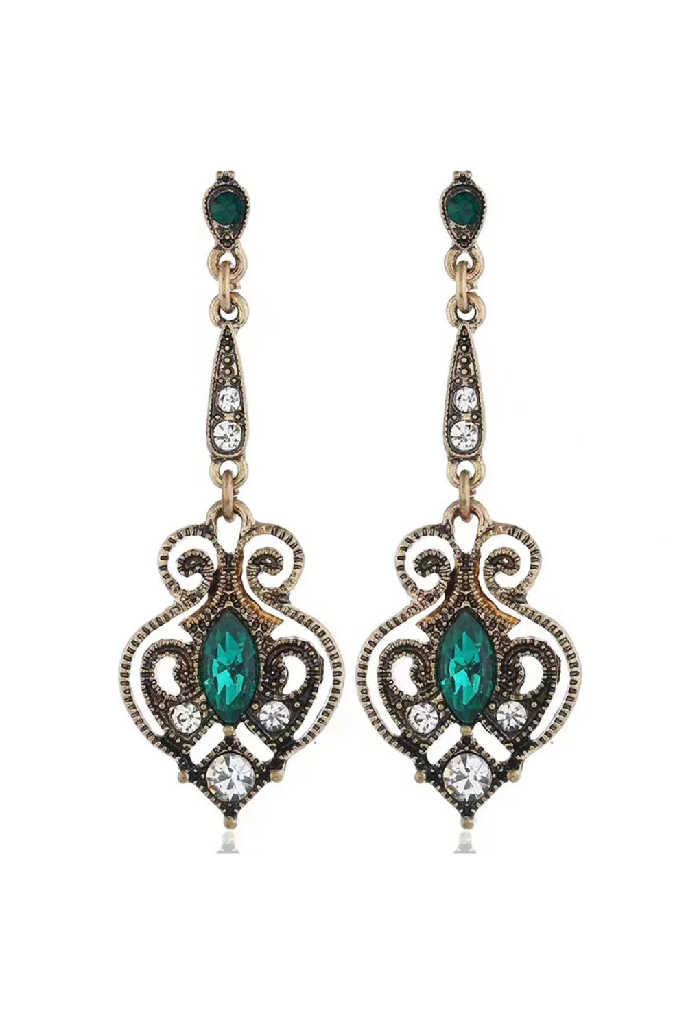 1920s Flapper Zielony pięcioczęściowy zestaw akcesoriów - Image 6