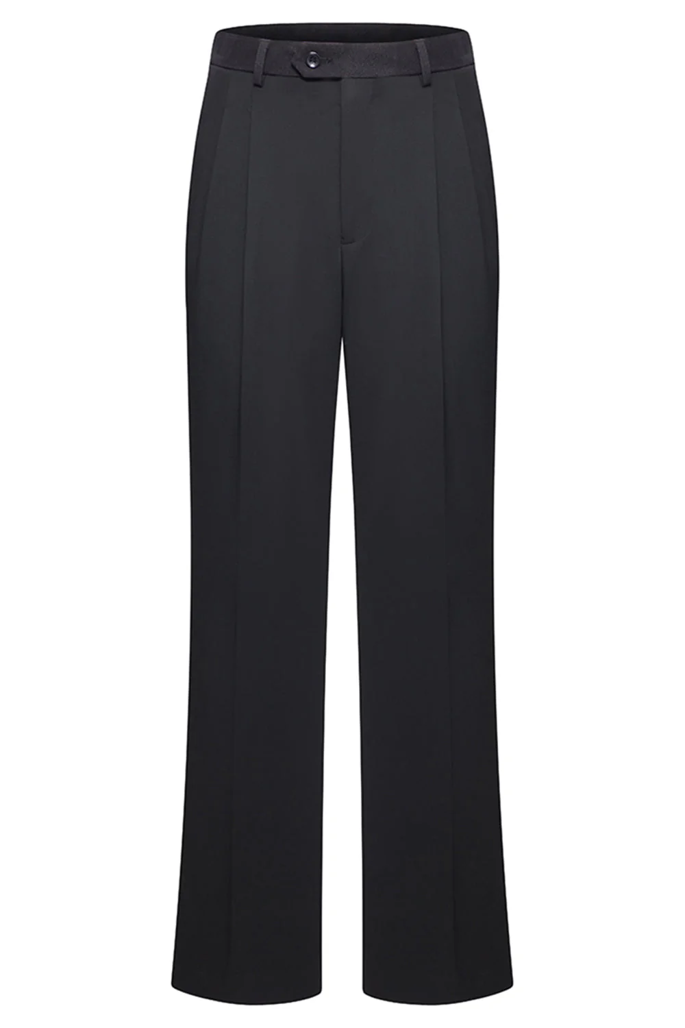 2-częściowe czarne garnitury męskie z klapami w kształcie szpiku slim fit - Image 5