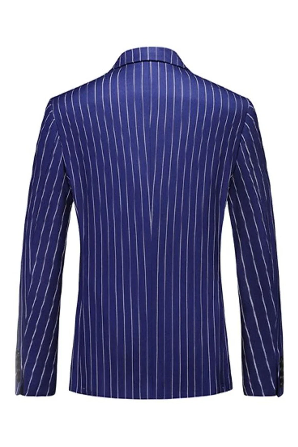 2-częściowe męskie garnitury z klapami Blue Peak Lapel - Image 3