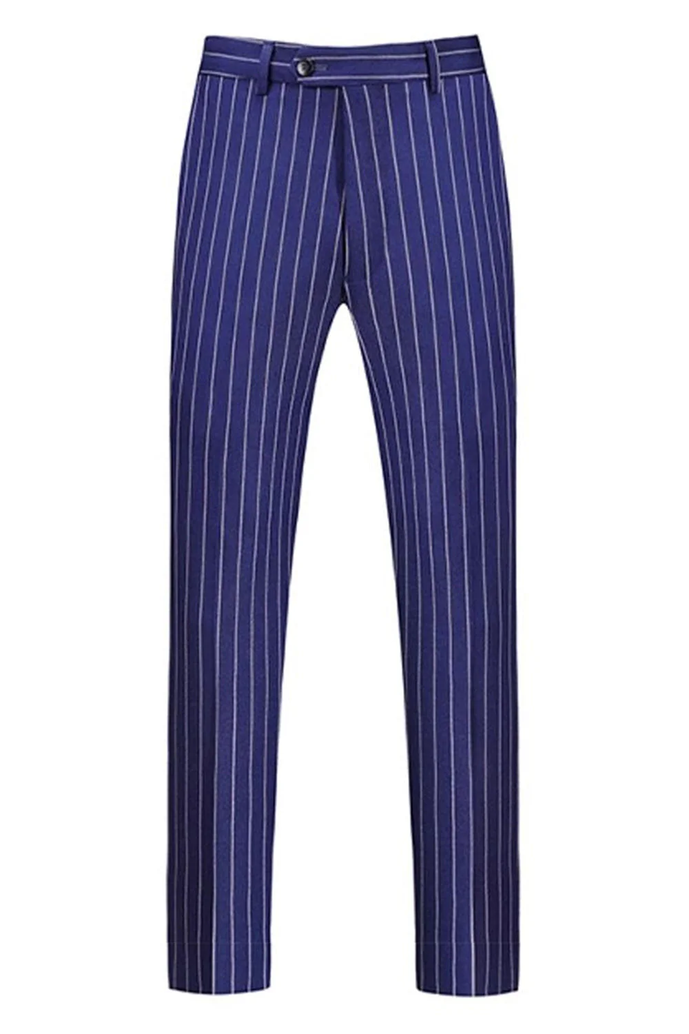 2-częściowe męskie garnitury z klapami Blue Peak Lapel - Image 4