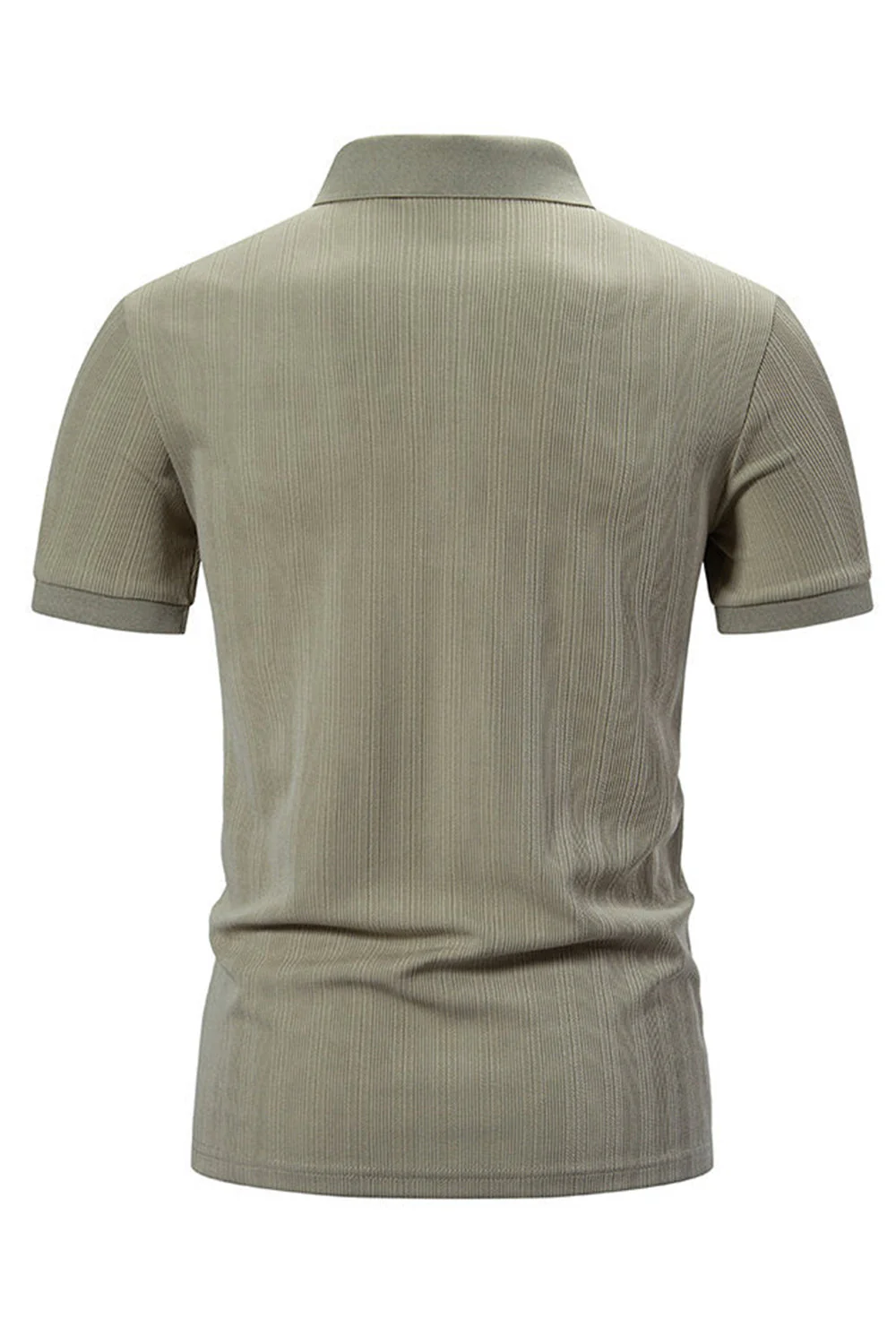 Biała bawełniana koszulka polo z krótkimi rękawami Slim Fit - Image 7