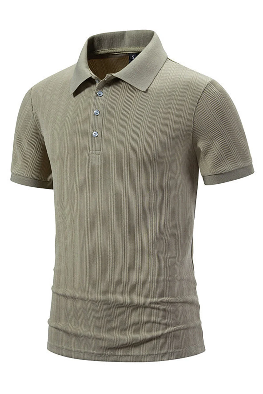 Biała bawełniana koszulka polo z krótkimi rękawami Slim Fit - Image 8