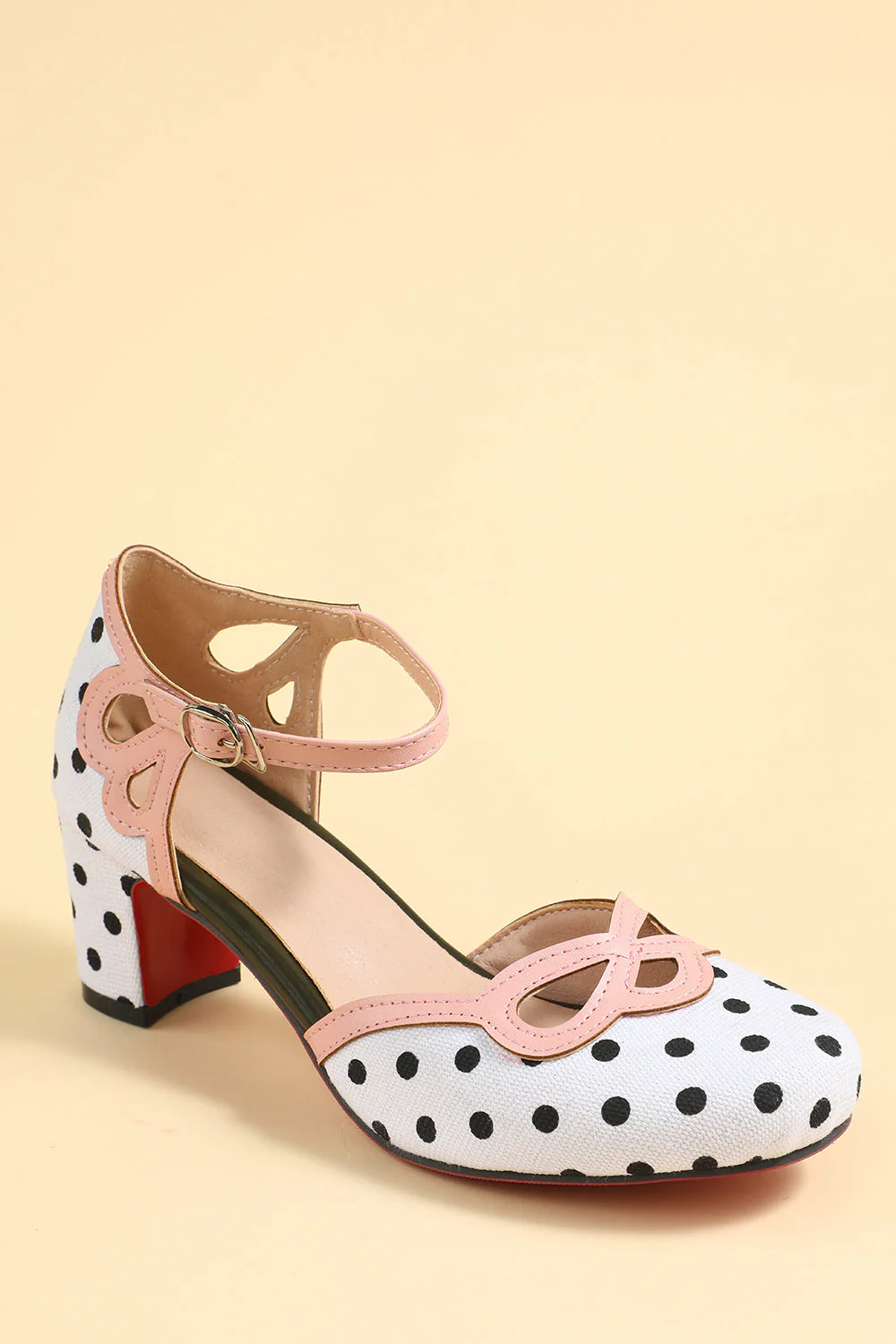Białe czarne paski Retro Buty - Image 12
