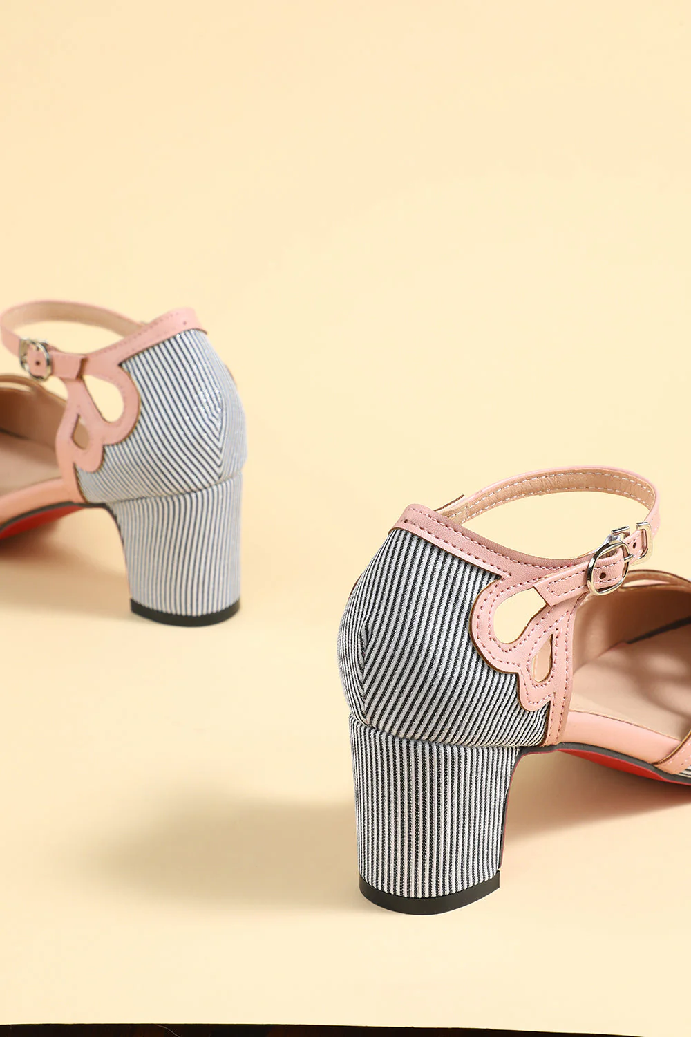 Białe czarne paski Retro Buty - Image 2