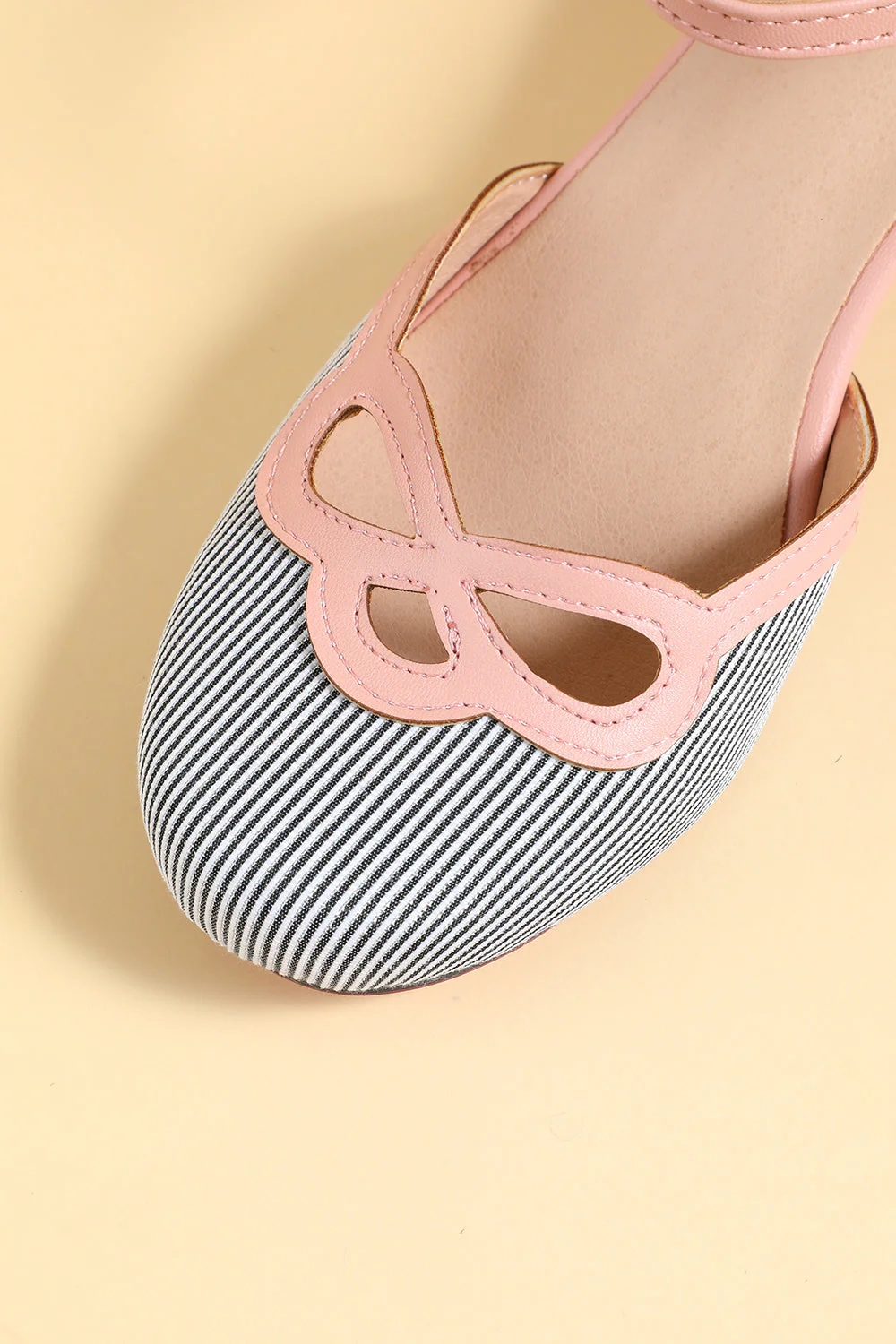 Białe czarne paski Retro Buty - Image 6