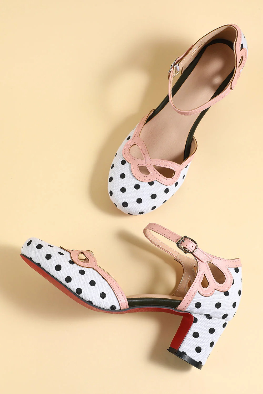 Białe czarne paski Retro Buty - Image 7