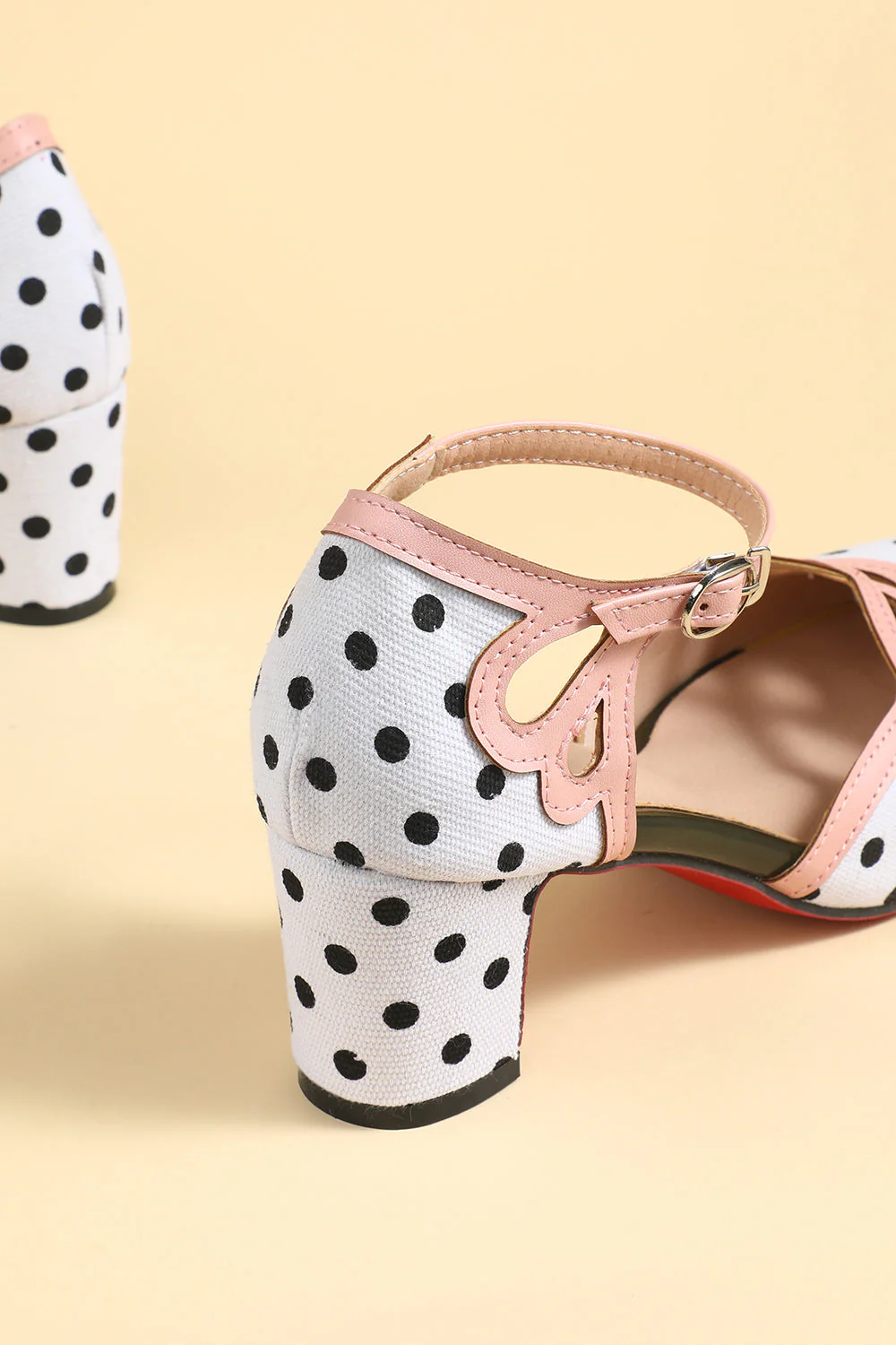 Białe czarne paski Retro Buty - Image 8