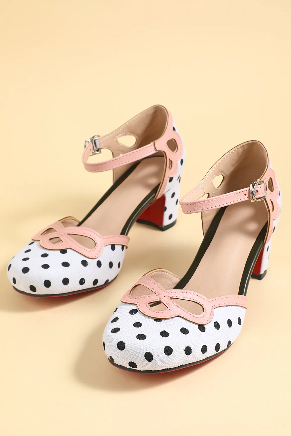 Białe czarne paski Retro Buty - Image 9