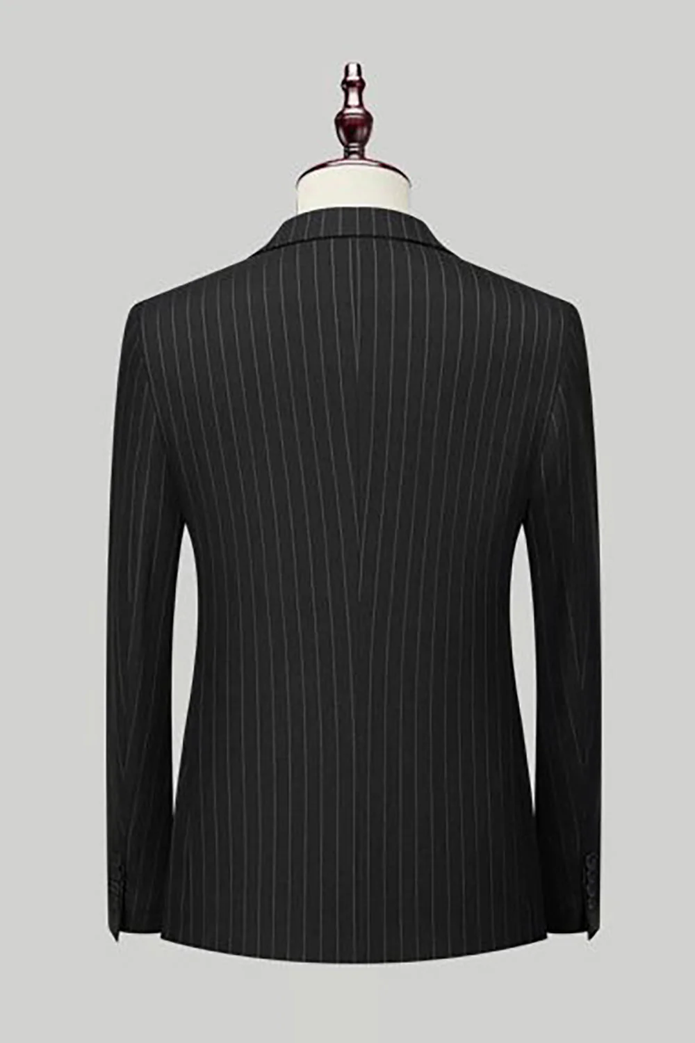 Black Peak Lapel 2-częściowe męskie garnitury - Image 4
