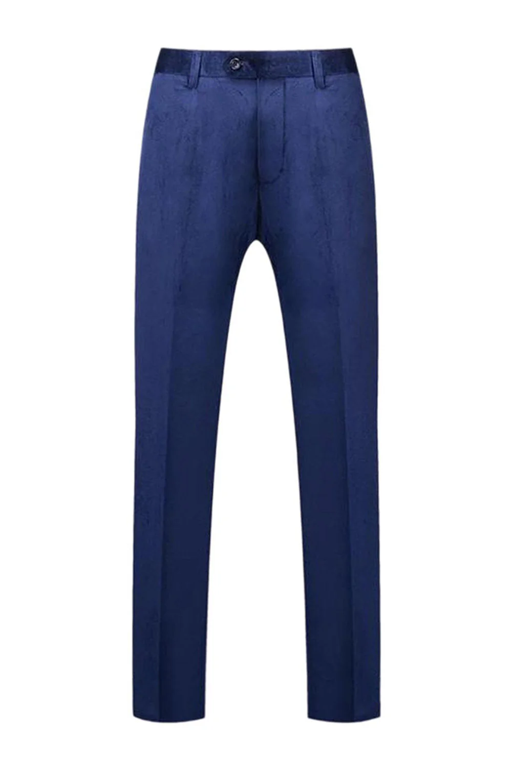 Blue Peak Lapel 2-częściowe garnitury balowe slim fit - Image 3