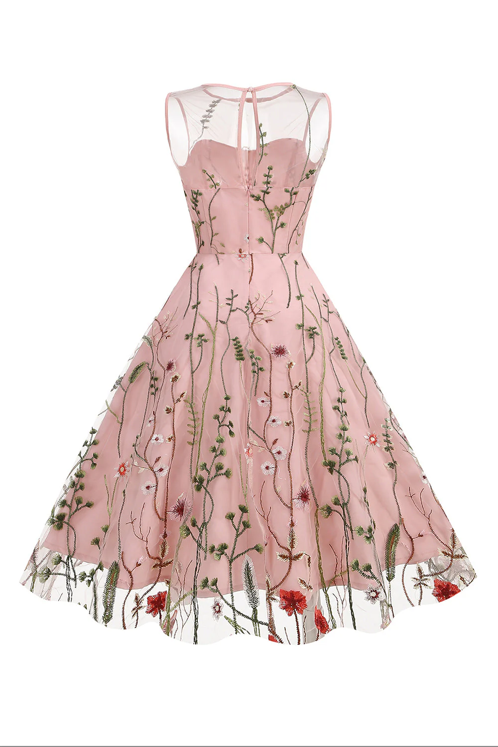 Rękawiczki Blush A Line Z Dekoltem W Łódkę Z 1950 Roku - Image 3
