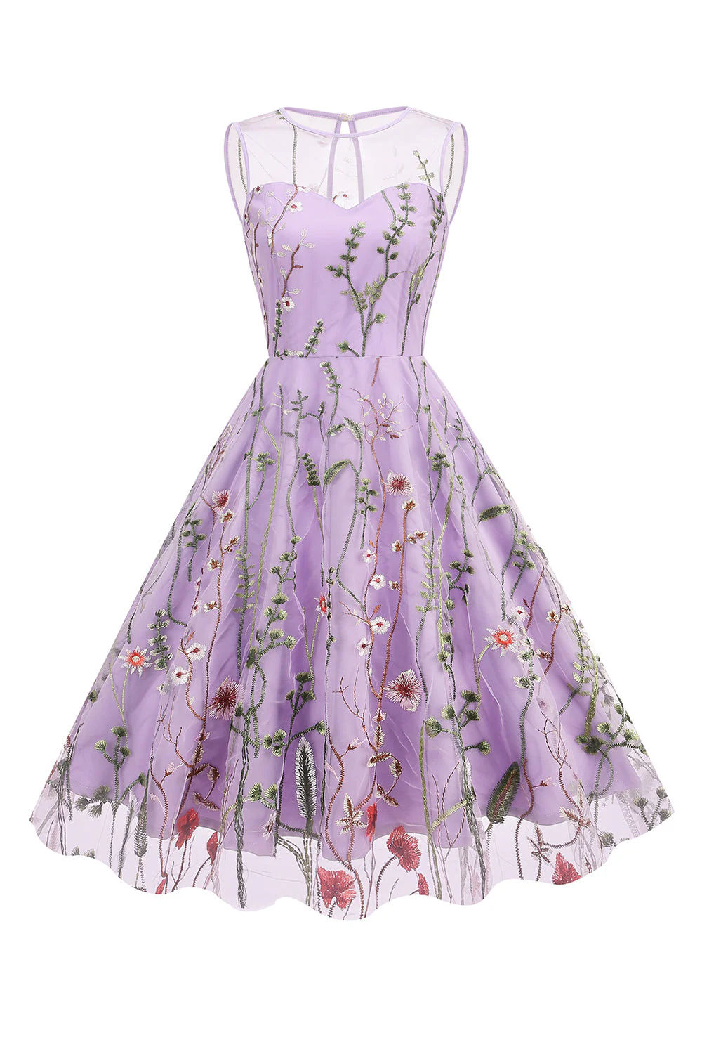 Rękawiczki Blush A Line Z Dekoltem W Łódkę Z 1950 Roku - Image 4