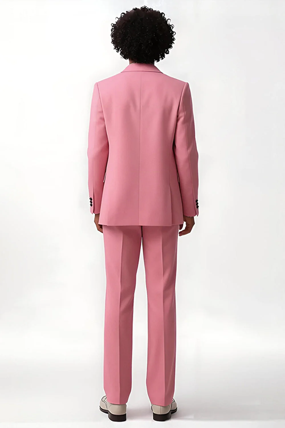 Blush Peak Lapel 2-częściowe jednorzędowe męskie garnitury balowe - Image 2