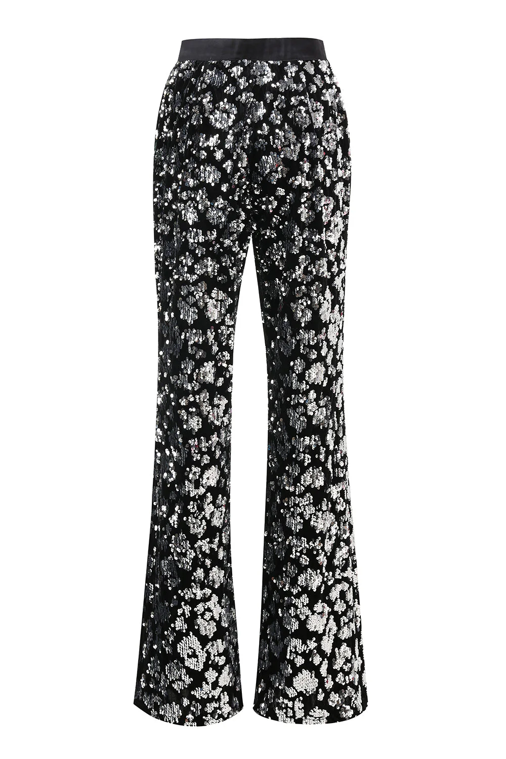 Błyszczący 2-częściowy damski garnitur na studniówkę Slim Fit z szarfą - Image 6