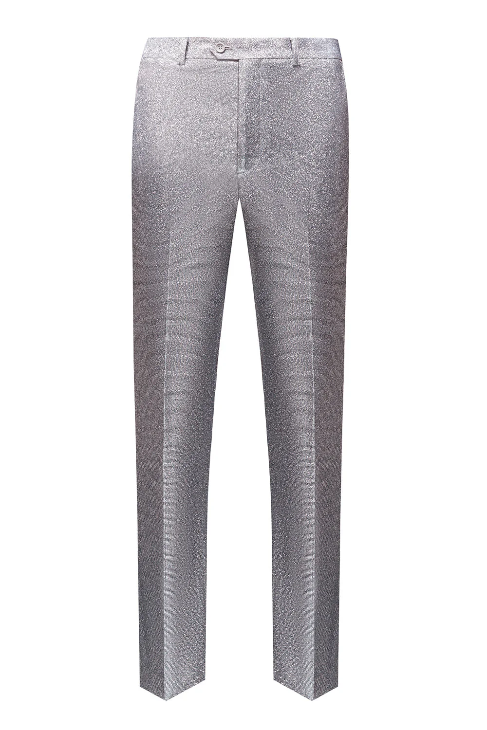 Błyszczący królewski niebieski jednorzędowy 2-częściowy męski garnitur na studniówkę - Image 11