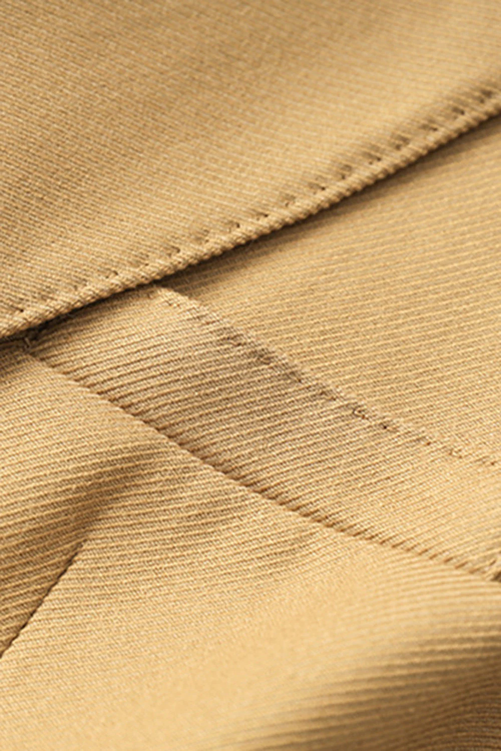 Camel Peak Lapel Długie Płaszcz Damskie - Image 5