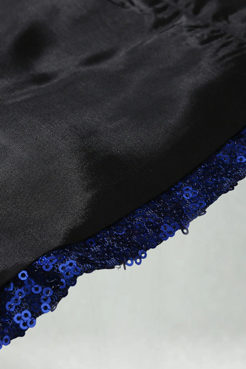 Cekinowy szal z klapą Royal Blue – męska marynarka na bal maturalny - Image 3