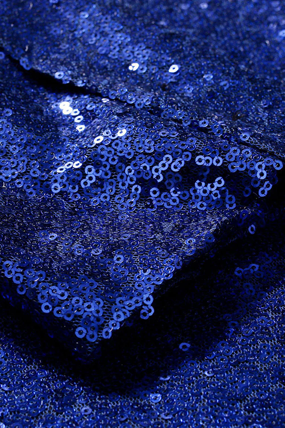 Cekinowy szal z klapą Royal Blue – męska marynarka na bal maturalny - Image 6