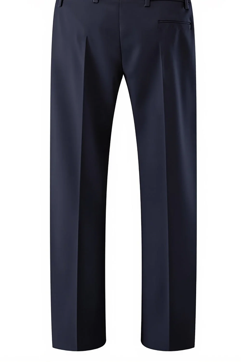 Ciemnofioletowa klapa z nacięciem 3-częściowe garnitury drużbów slim fit - Image 4