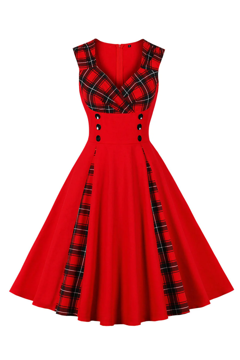 Czarna Sukienka W Stylu Lat 50 - Image 6