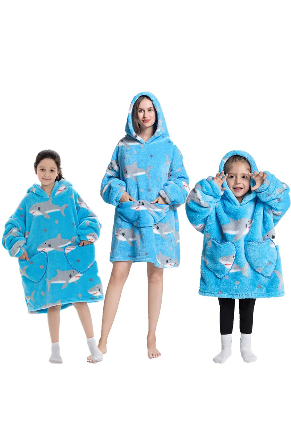 Czarna Truskawkowa Rodzina Dopasowana Flanelowa Oversize Bluza Z Kapturem Z Kapturem - Image 7