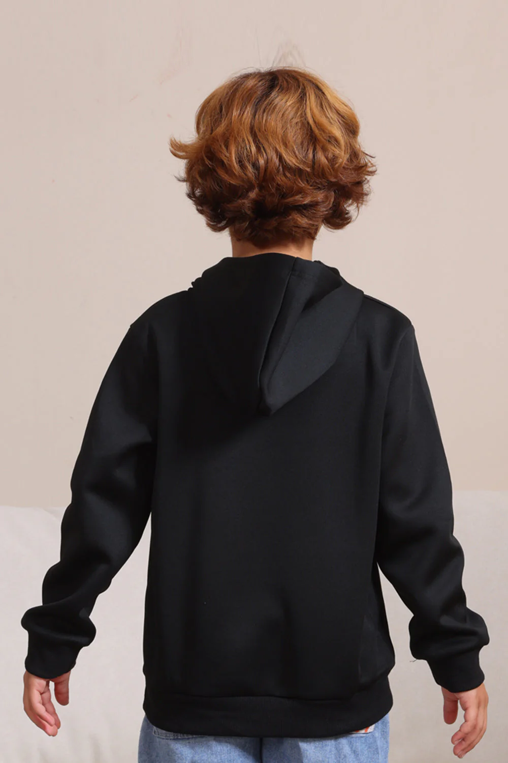 Czarne Bluzy Rodzinne Z Kapturem Na Halloween Skeleton - Image 11