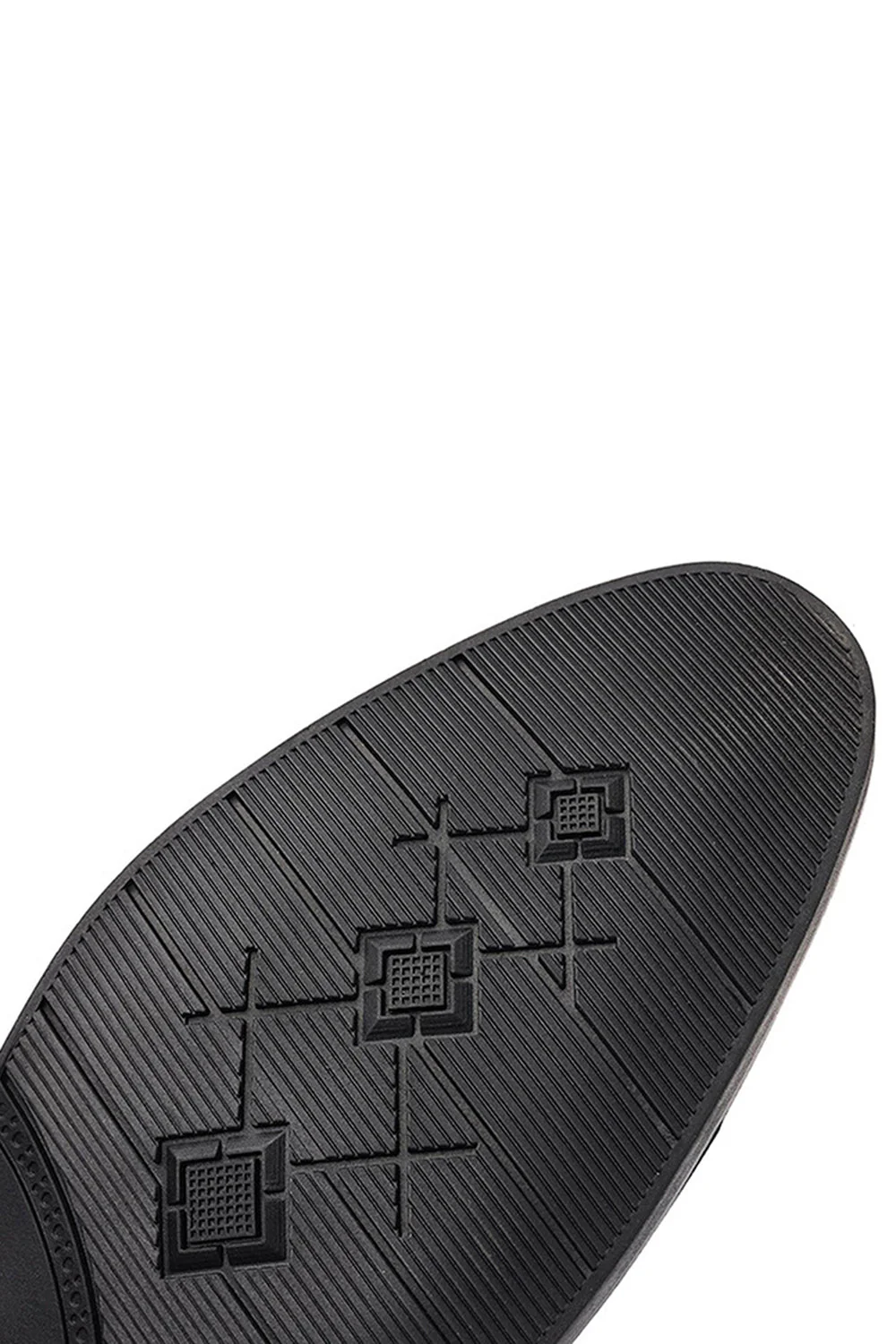 Czarne skórzane buty imprezowe dla mężczyzn - Image 6