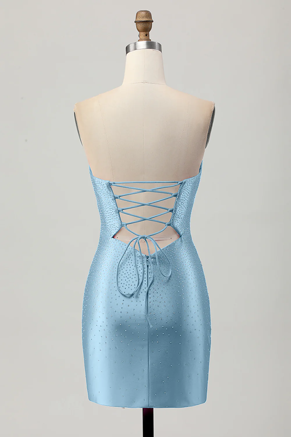 Czerwony sukienka bodycon z wycięciami na ramiączkach - Image 6