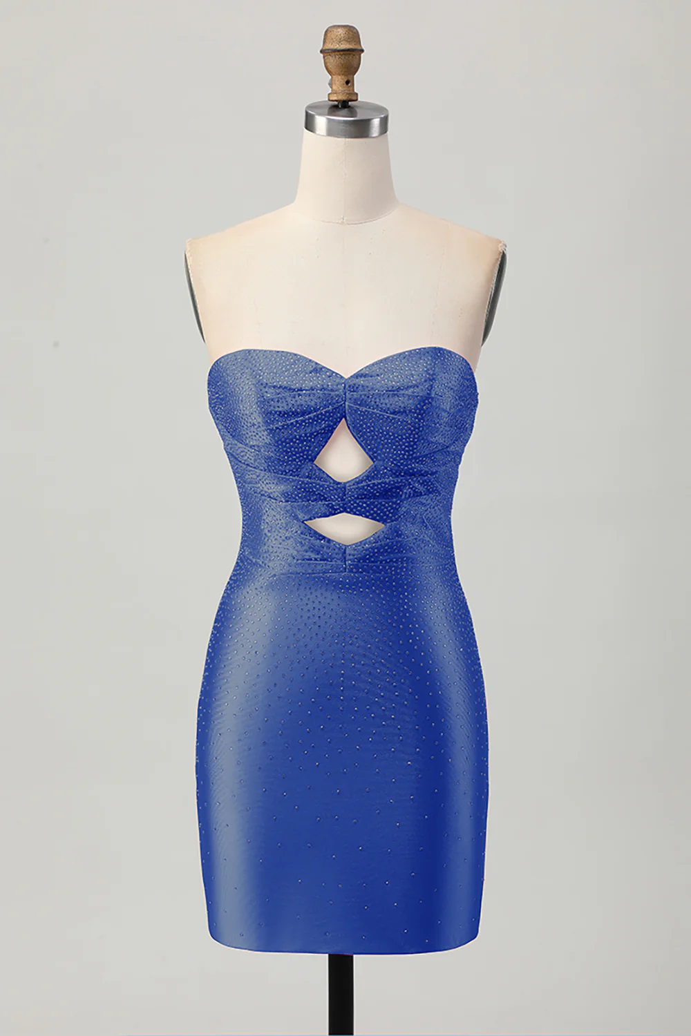 Czerwony sukienka bodycon z wycięciami na ramiączkach - Image 7