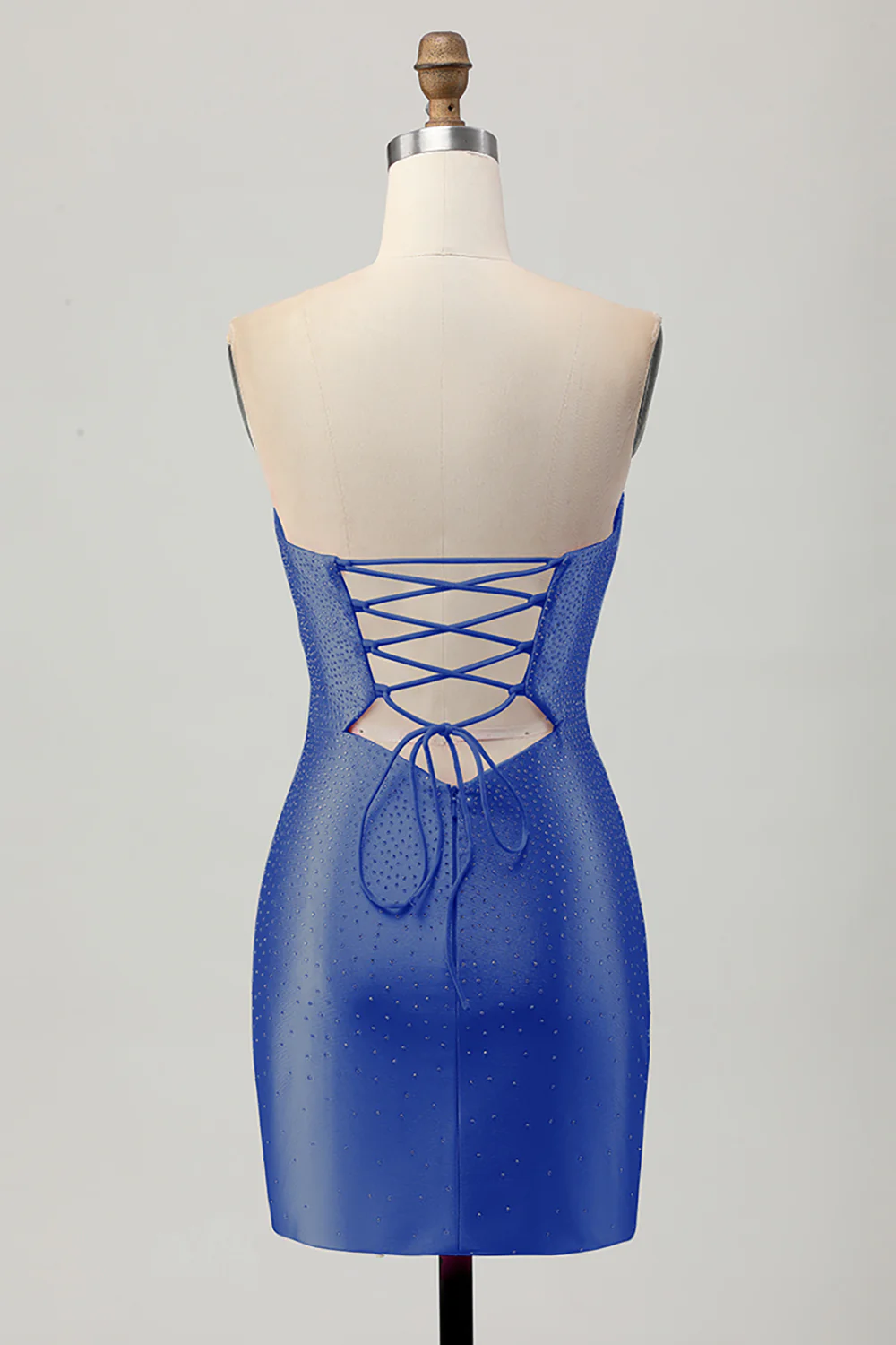 Czerwony sukienka bodycon z wycięciami na ramiączkach - Image 8