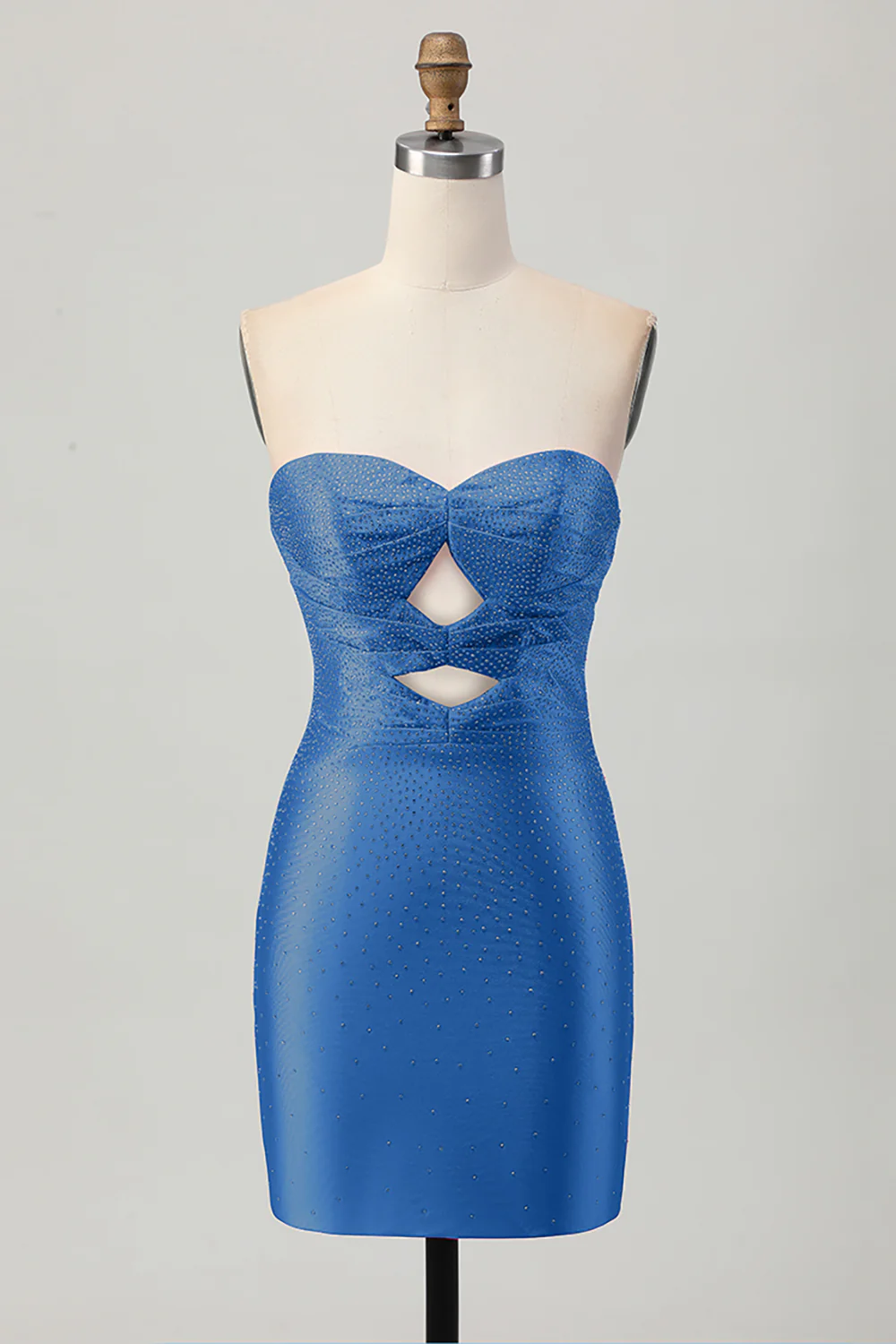 Czerwony sukienka bodycon z wycięciami na ramiączkach - Image 9