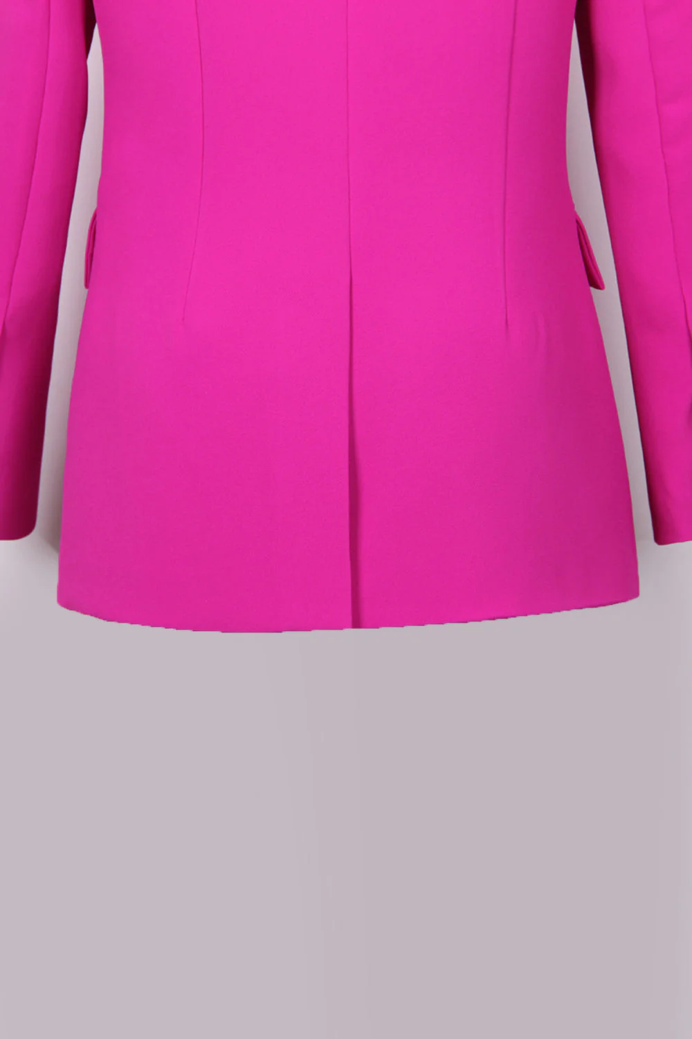 Fuksja One Button Peak Lapel Damskie garnitury - Image 5