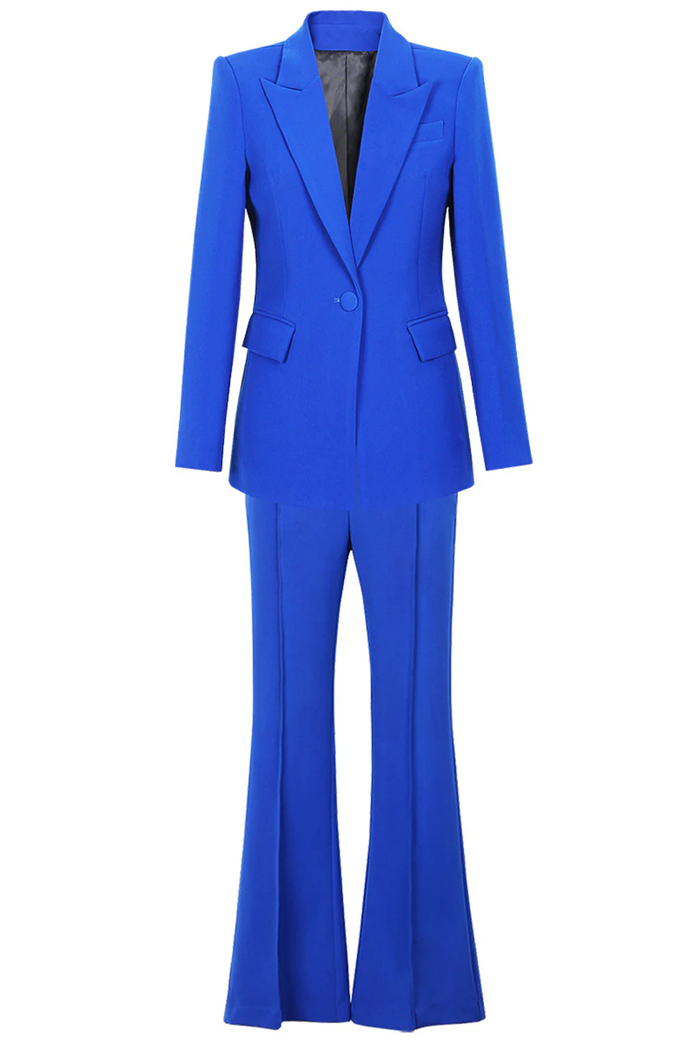 Fuksja One Button Peak Lapel Damskie garnitury - Image 7