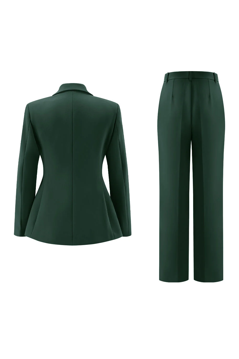 Fuksja Peak Lapel 2-częściowe garnitury damskie z guzikami - Image 18