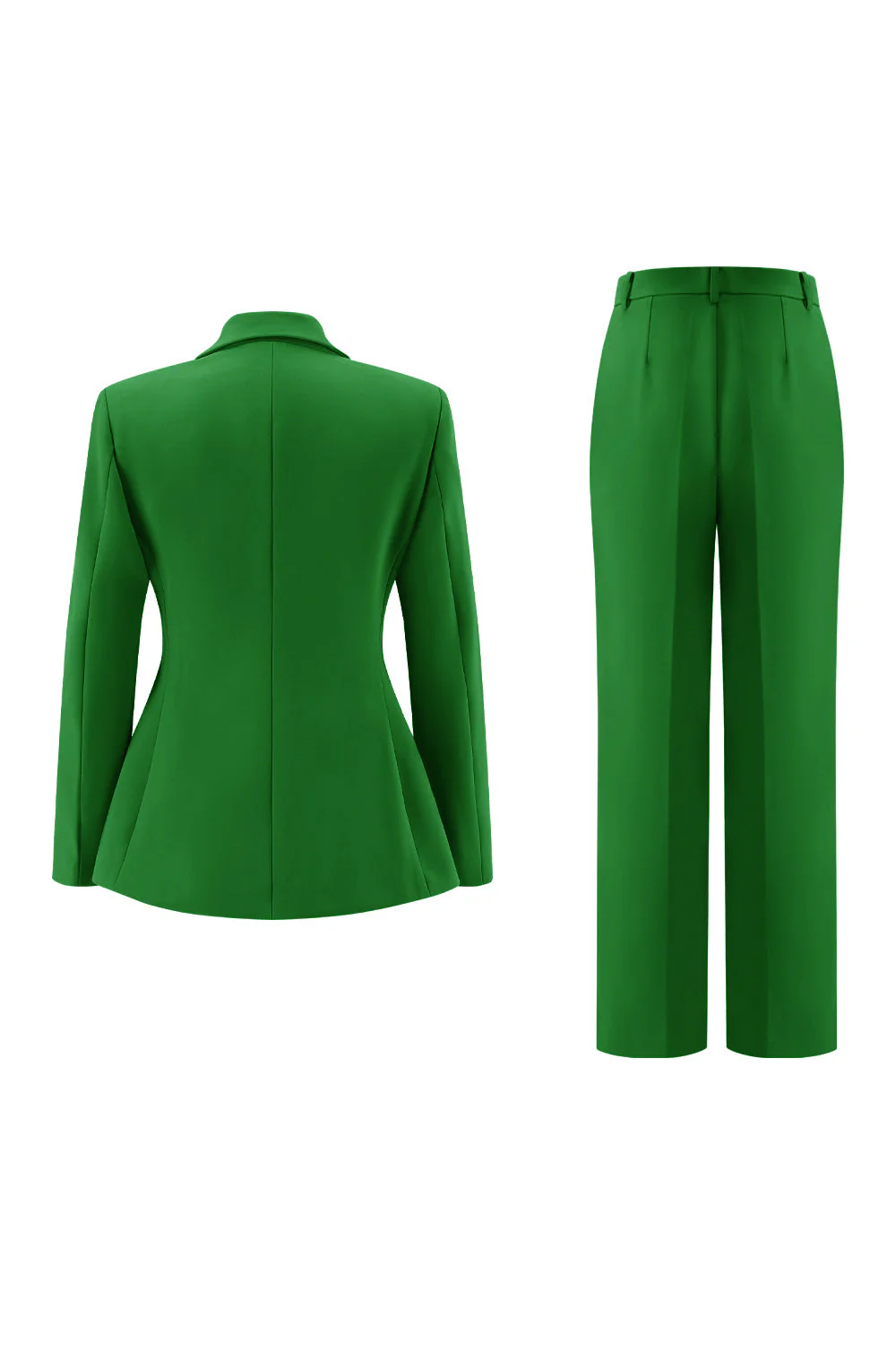Fuksja Peak Lapel 2-częściowe garnitury damskie z guzikami - Image 20