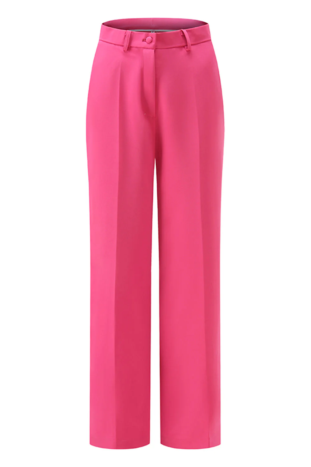 Fuksja Peak Lapel 2-częściowe garnitury damskie z guzikami - Image 5