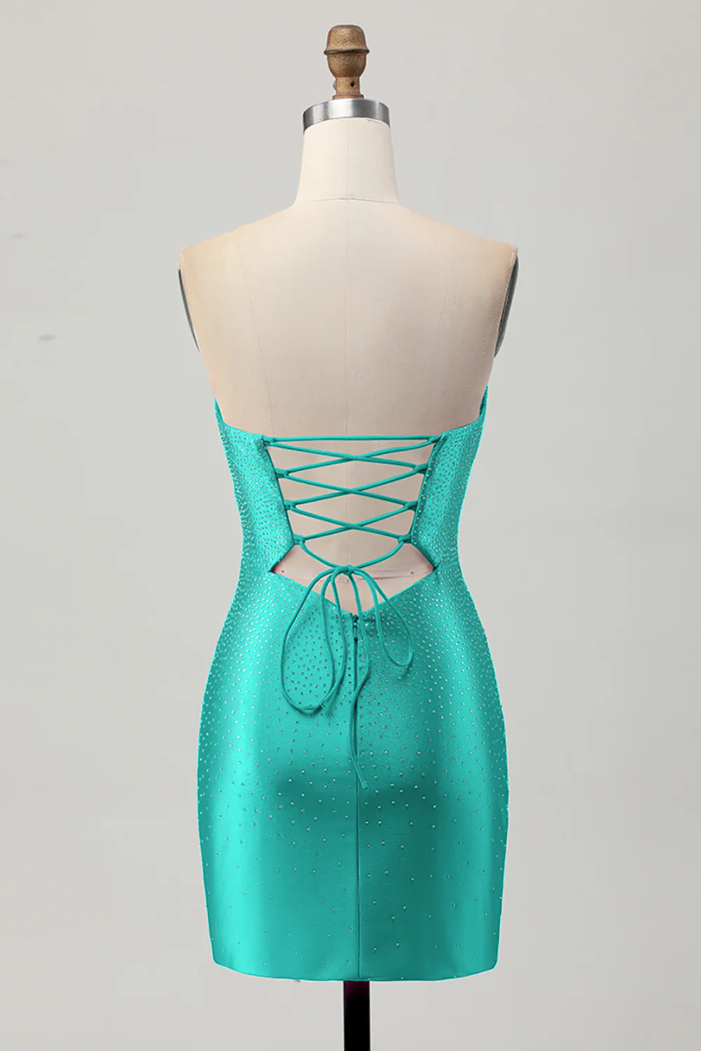 Fuksjowa sukienka bodycon z wycięciami na ramiączkach - Image 16