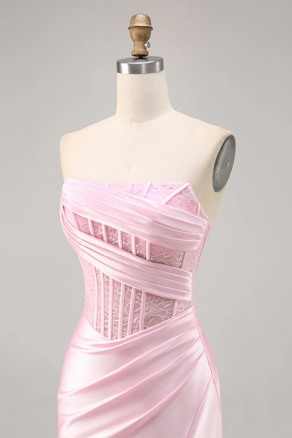 Gorset Bez ramiączek Bodycon Koronkowa Sukienka Na Powrót Do Domu - Image 12