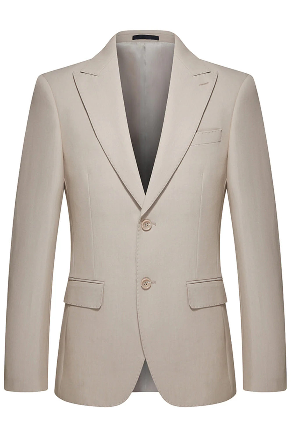 Khaki Capel Clabel 3-częściowe męskie garnitury formalne - Image 2