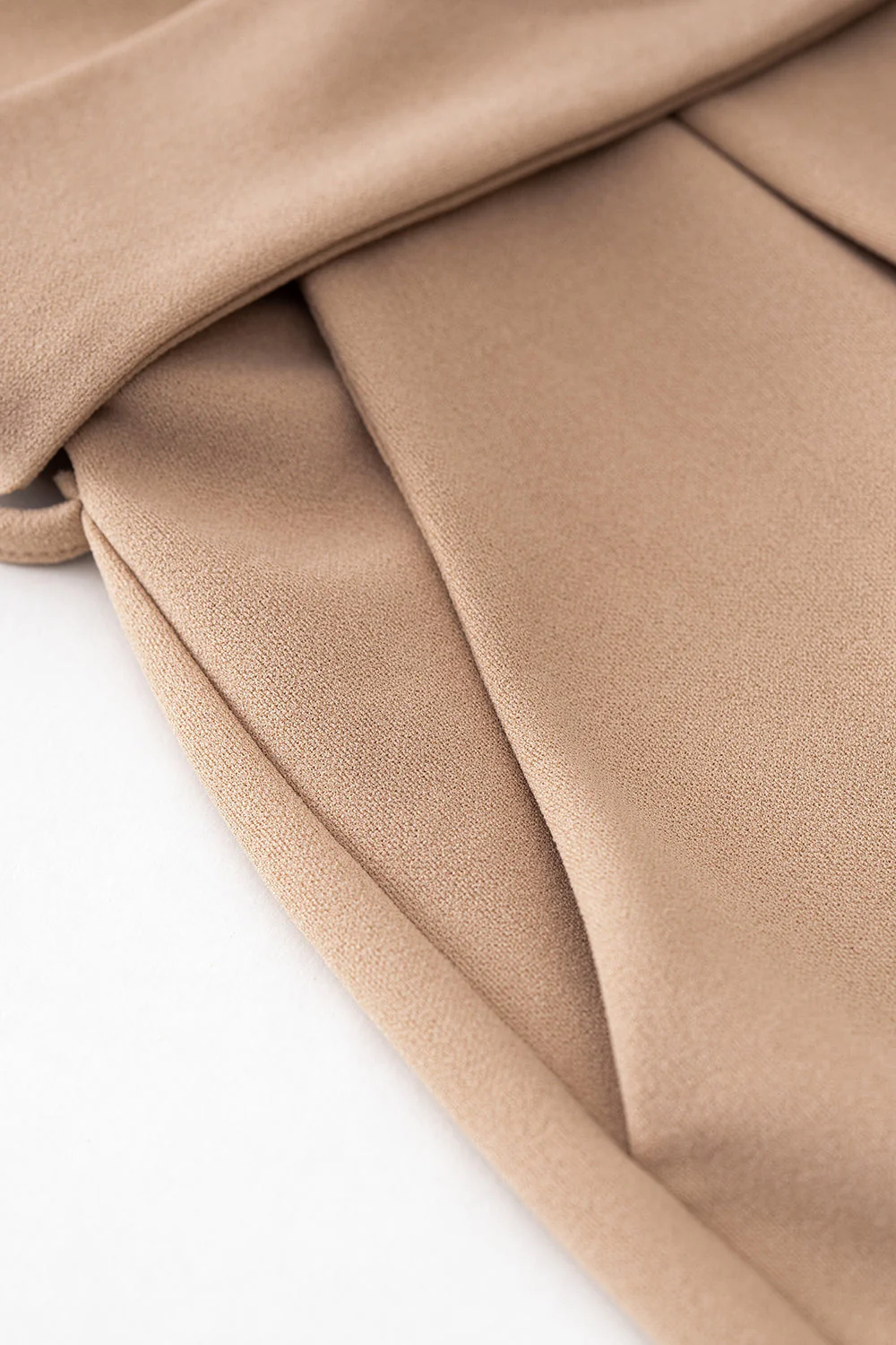 Khaki V Neck Kombinezon Bez Rękawów Do Pracy - Image 7
