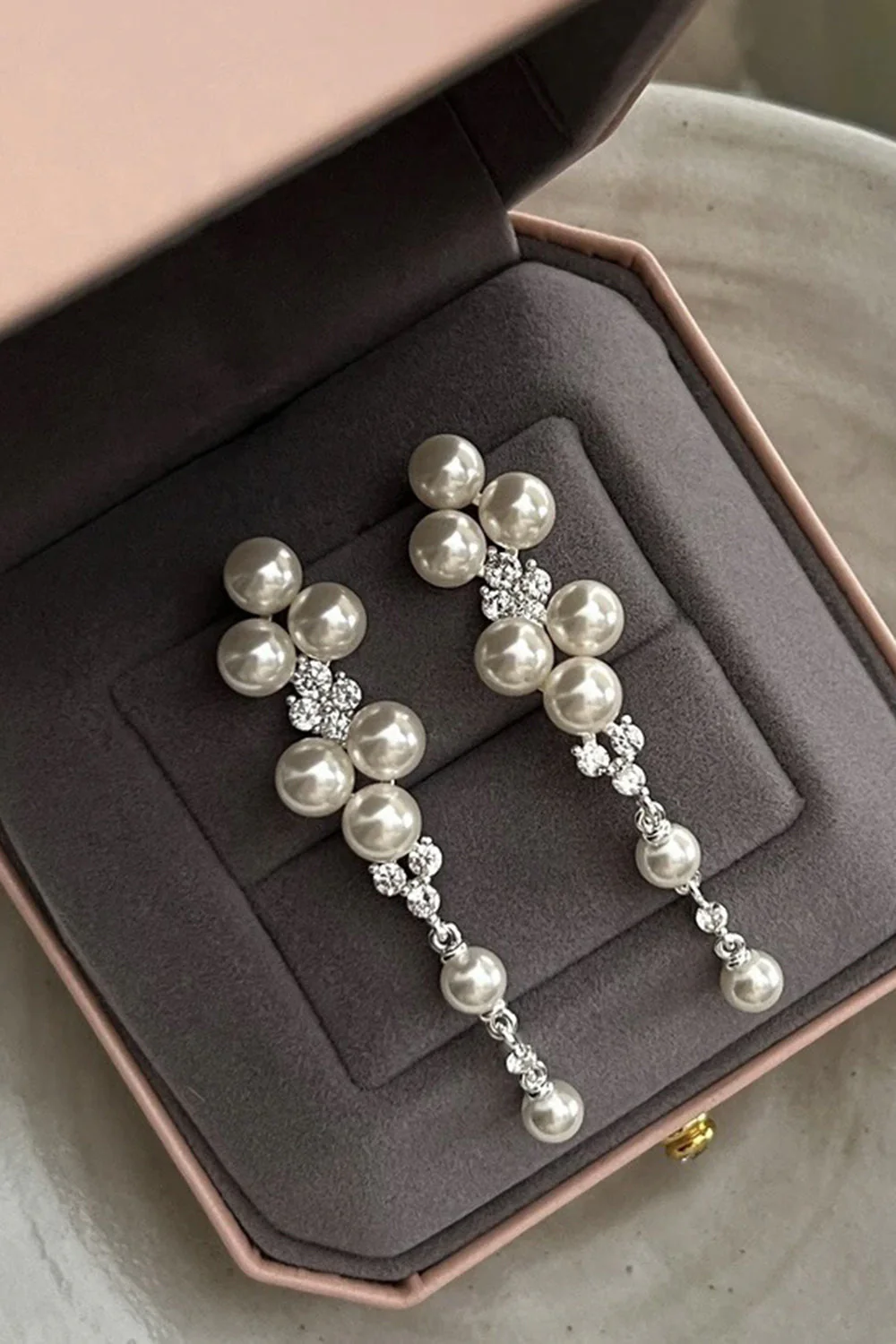 Kolczyki z białych pereł - Image 3