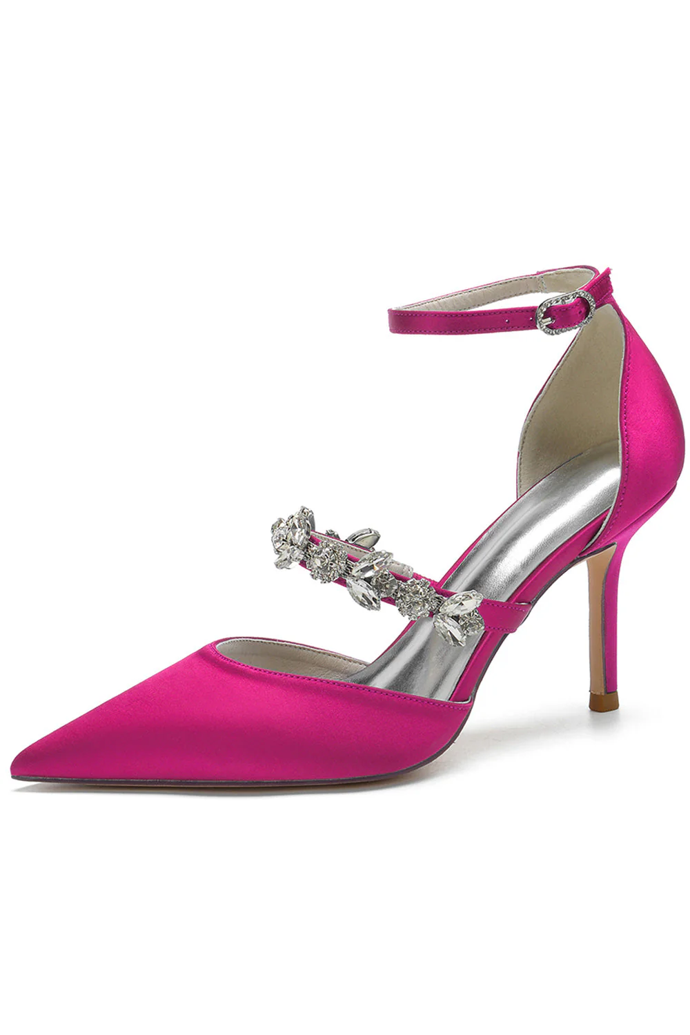 Kość słoniowa Rhinestone Szpiczaste Szpilki - Image 10