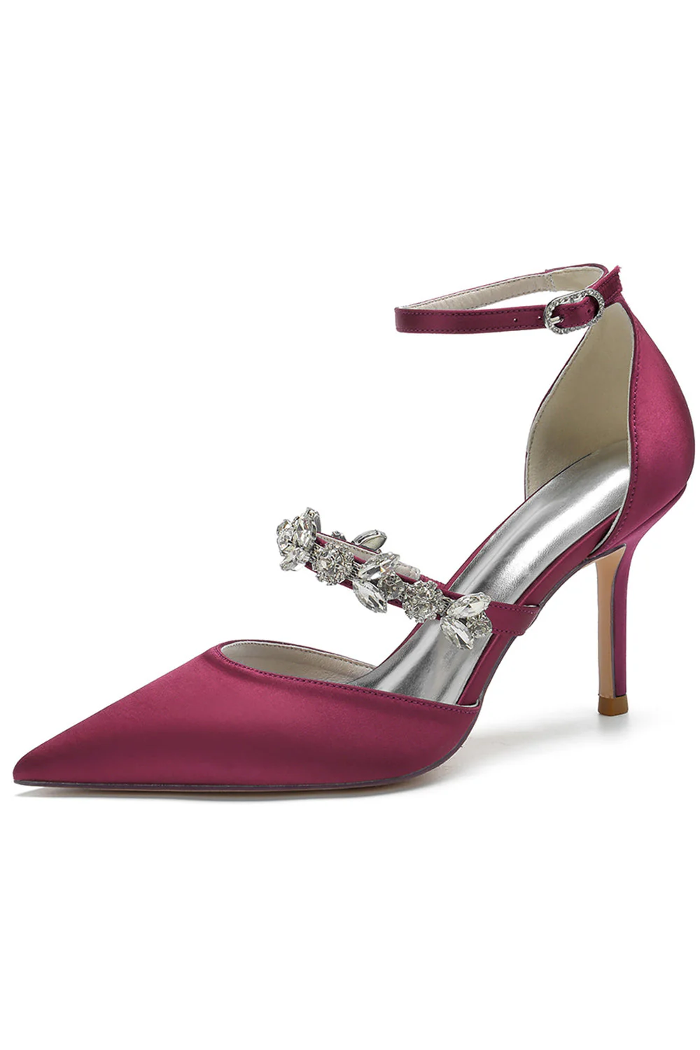 Kość słoniowa Rhinestone Szpiczaste Szpilki - Image 7