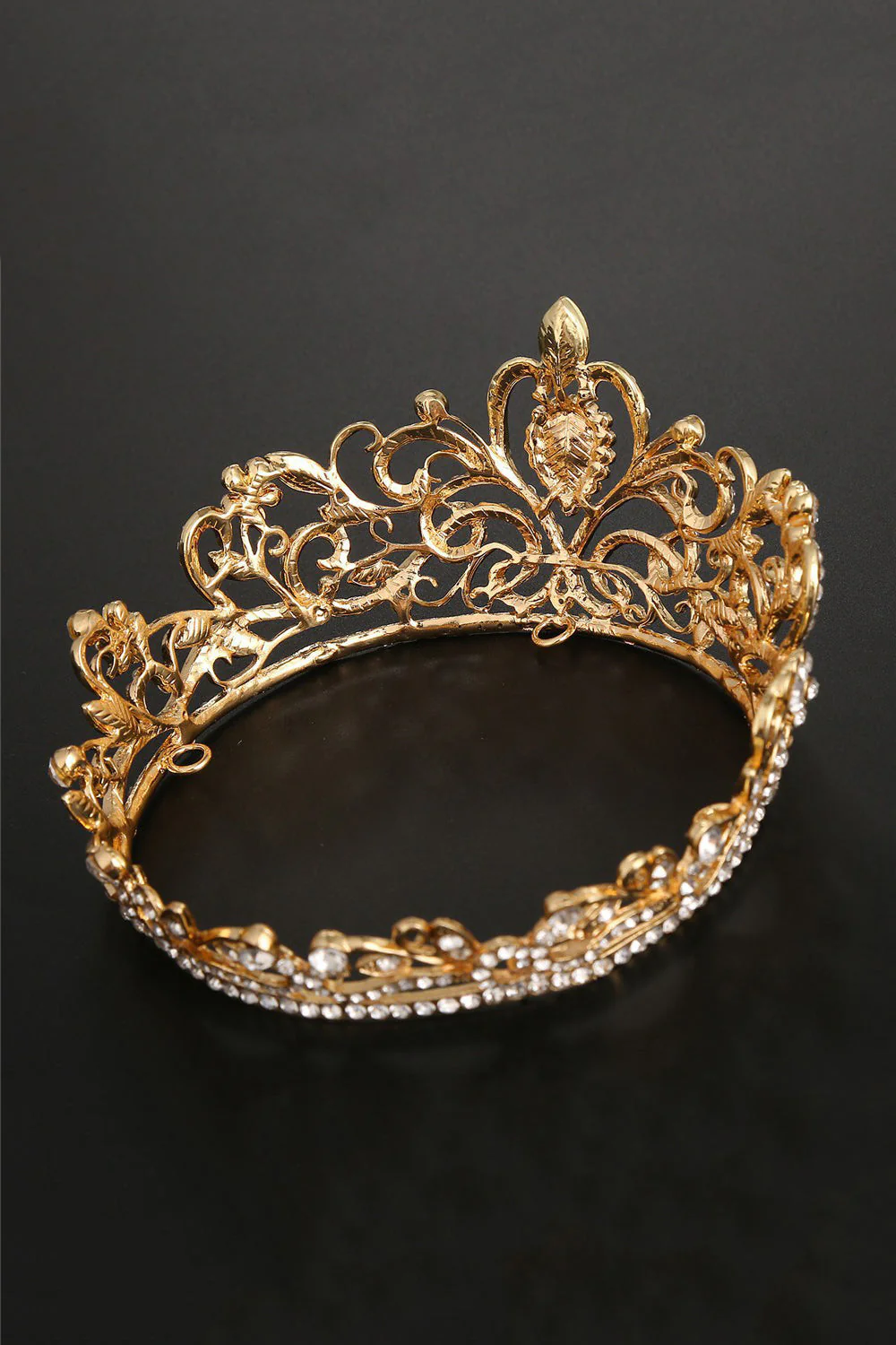Kryształowa Królowa Studniówki Złota Korona Tiara - Image 2