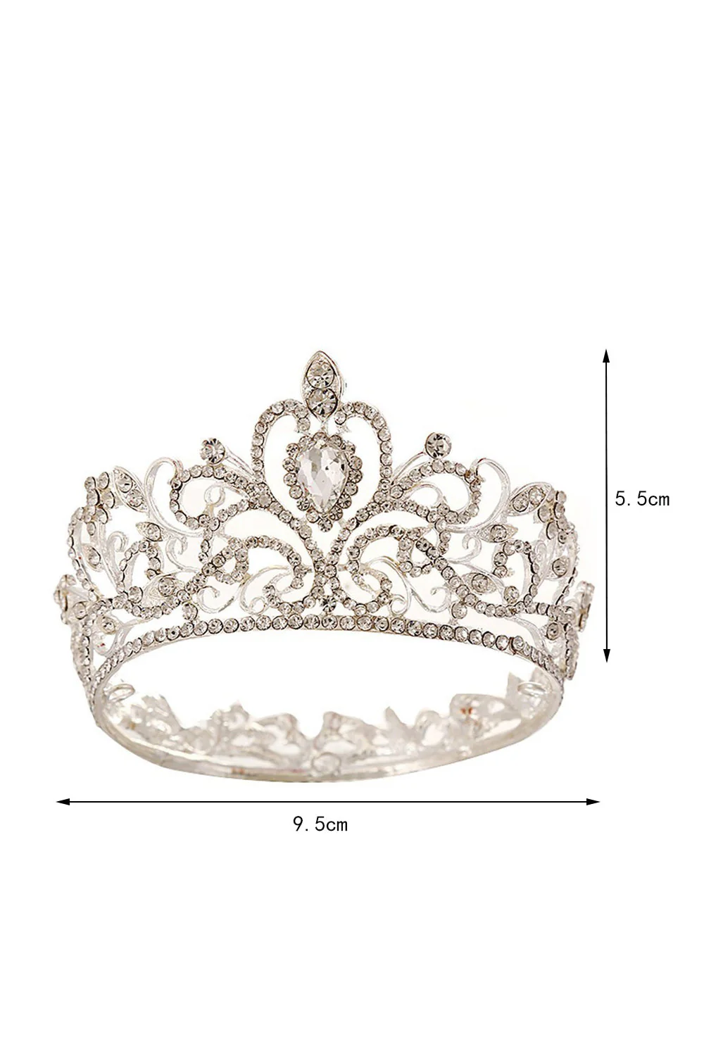 Kryształowa Królowa Studniówki Złota Korona Tiara - Image 4