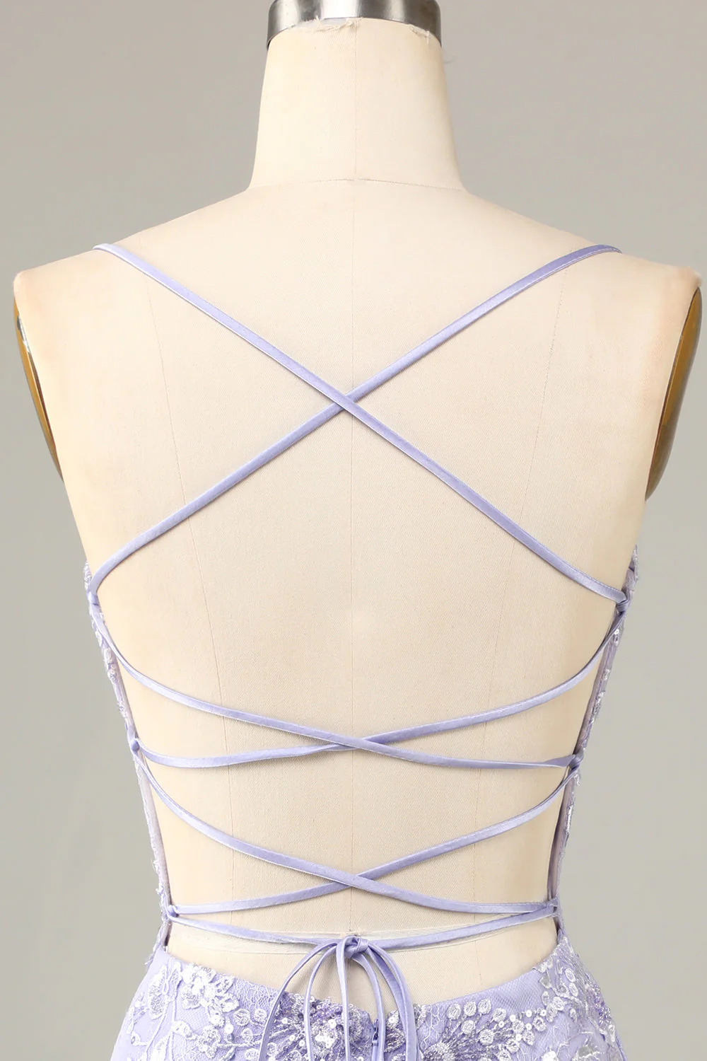 Ładny gorset bodycon Homecoming Sukienka z koronkowymi detalami - Image 5