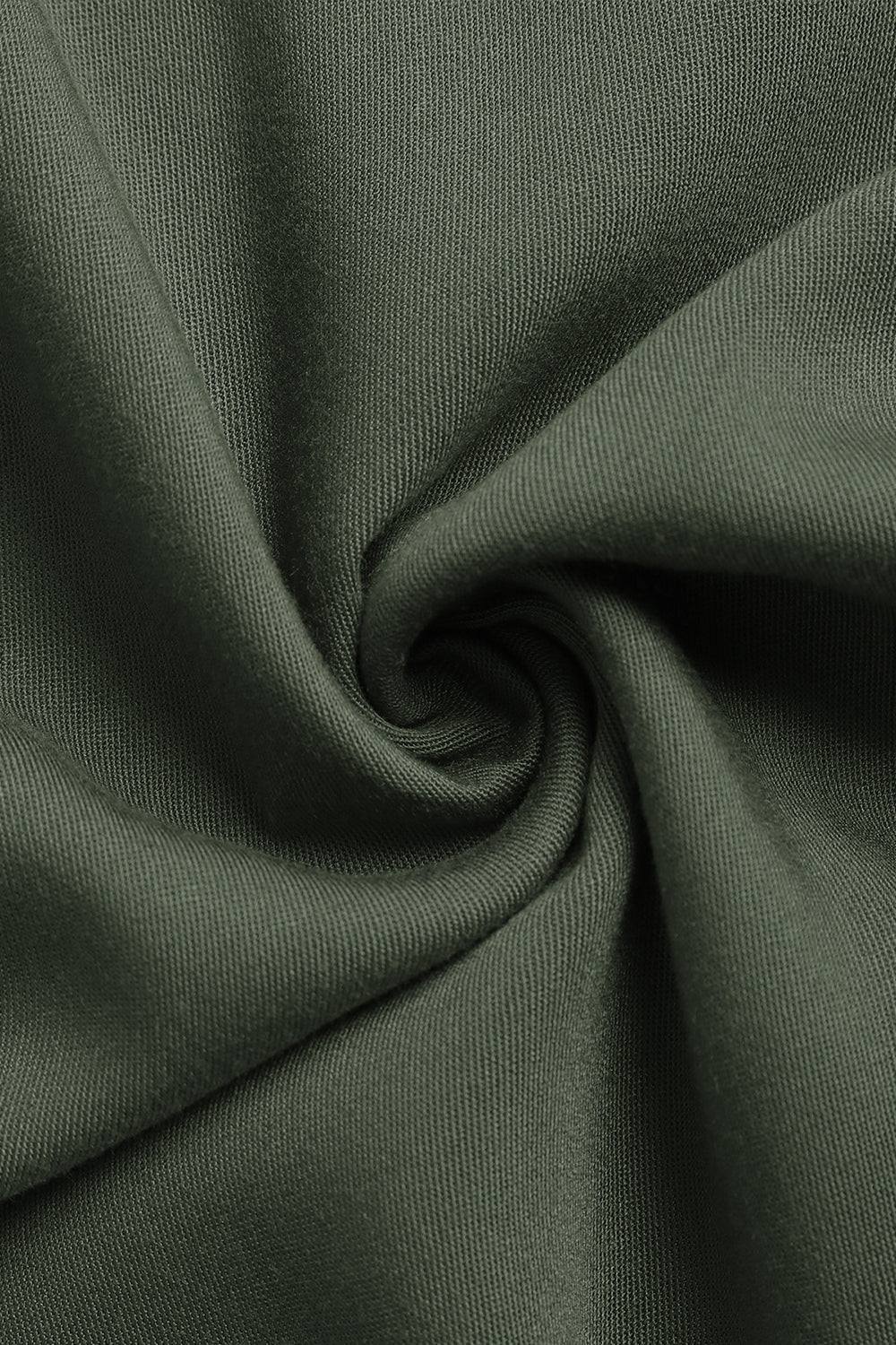 Letnia sukienka Army Green A Line z paskiem - Image 9
