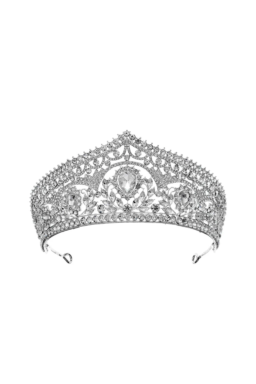 Luksusowa Kryształowa Tiara Złotej Korony Księżniczki - Image 9