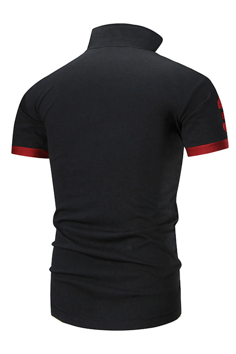 męska bawełniana koszulka polo slim fit - Image 2